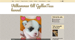 Desktop Screenshot of gyllentass-kennel.se